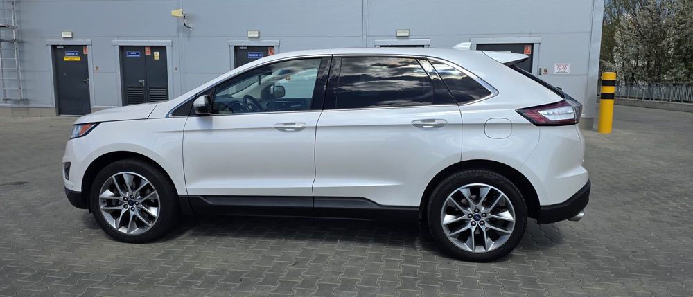 Ford Edge Ford Edge TITANIUM 2.0 EcoBoost + LPG , 2018r. Biała Perła , AWD