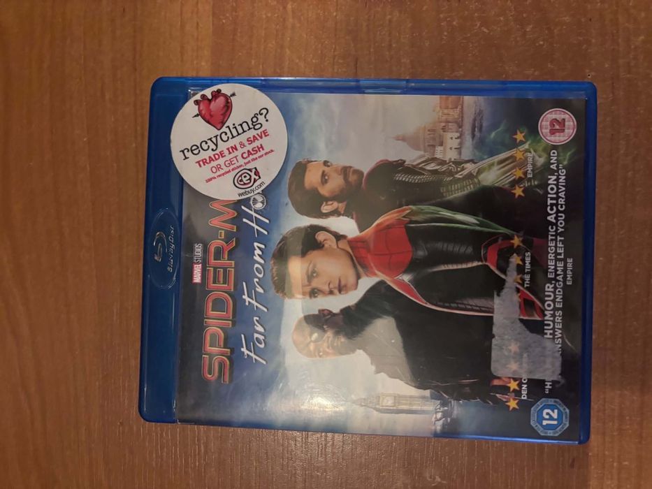 Spider-Man far From home blu-ray