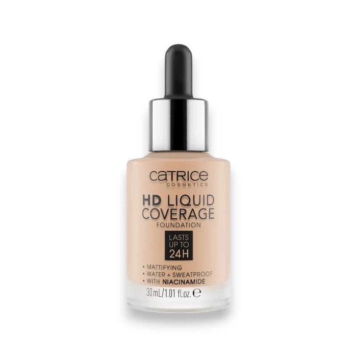 Catrice HD Liquid Coverage 046 Camel Beige 30ml | Podkład Wegański
