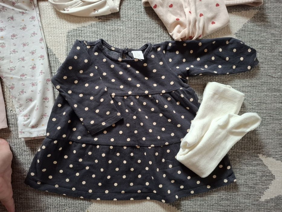 Paczka paka dziewczynka r.68  h&m