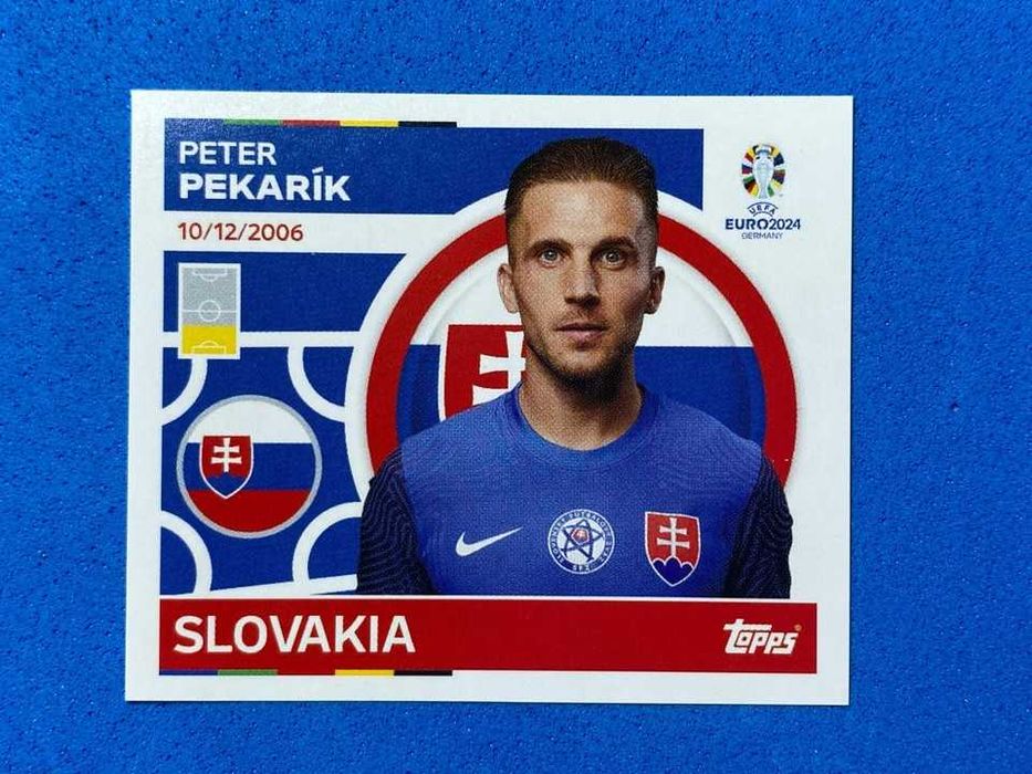 Topps UEFA Euro 2024 Germany SVK5 Peter Pekarik