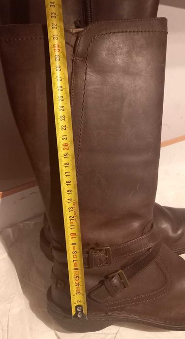 Сапоги UGG нат кожа, нат мех,  24см