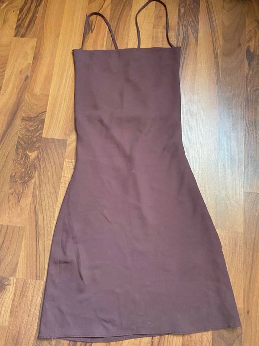 коричневе плаття asos