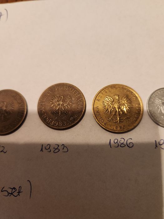 5 zł. Monety 7 szt
