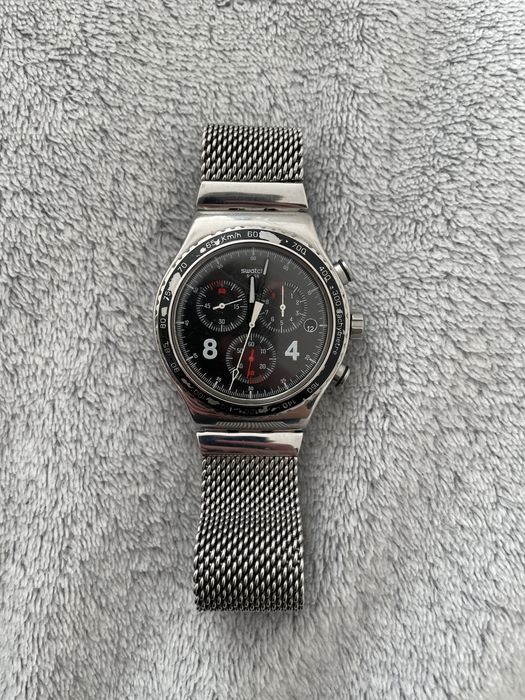 ТОРГ!!! Swatch irony chrome yvs401g
