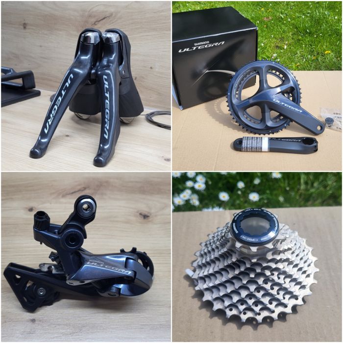 Касета Shimano Ultegra R8000 дуали,шатуни,задній перемикач 11