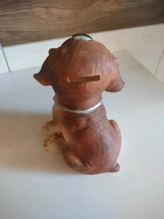 Ceramiczna skarbonka w kształcie Psa