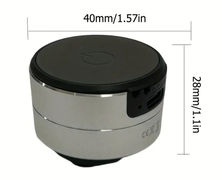 Бездротова Bluetooth Mini колонка присоска вібро динамік.