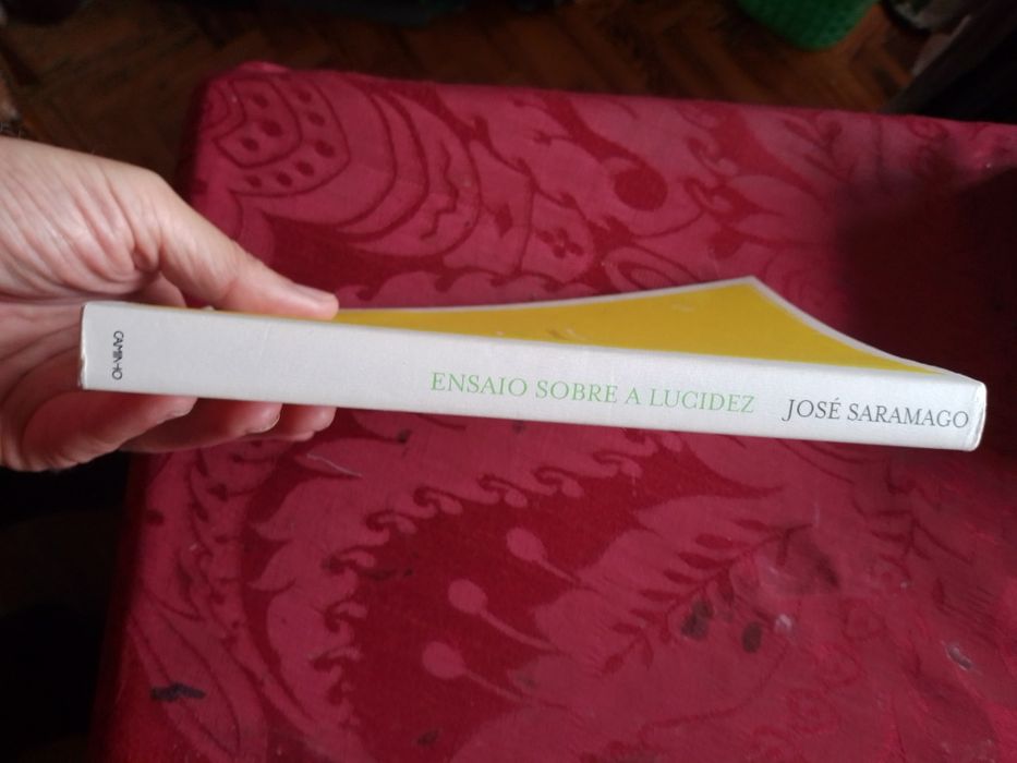 Ensaio sobre lucidez - 1 edição-Saramago-caminho- com contra Capa com bela estetica-Raro -17E - Contos Dramáticos JN/DN -2E Desde 2E