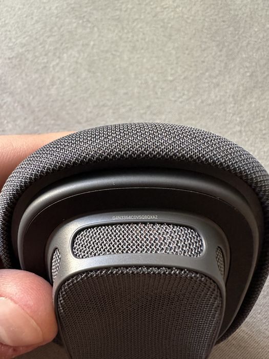 Oryginalne Poduszki do Apple AirPods Max - Black / Gąbki / Nauszniki