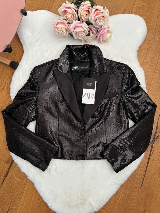 Marynarka Zara z cekinami, 40