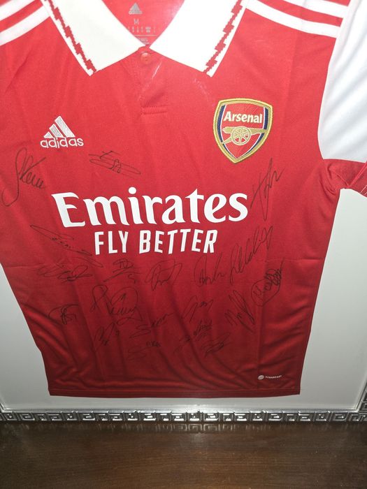 Camisola Oficial Arsenal autografada