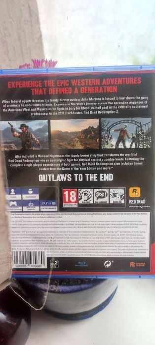Red Dead Redemption диск PS4 PS5