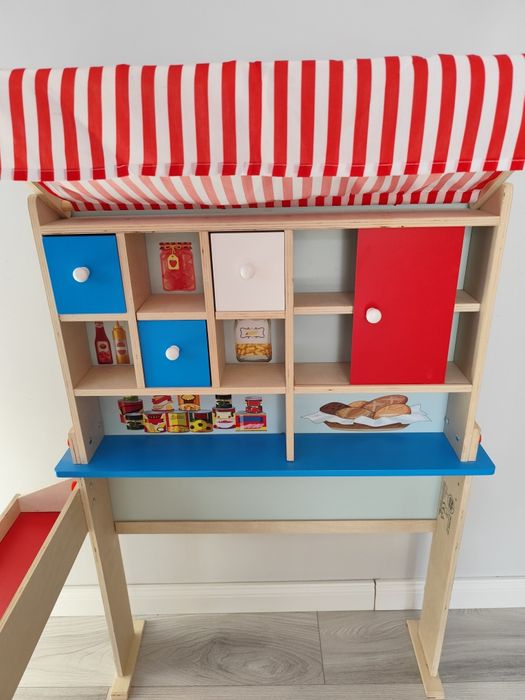 Sklep drewniany do zabawy dla dzieci