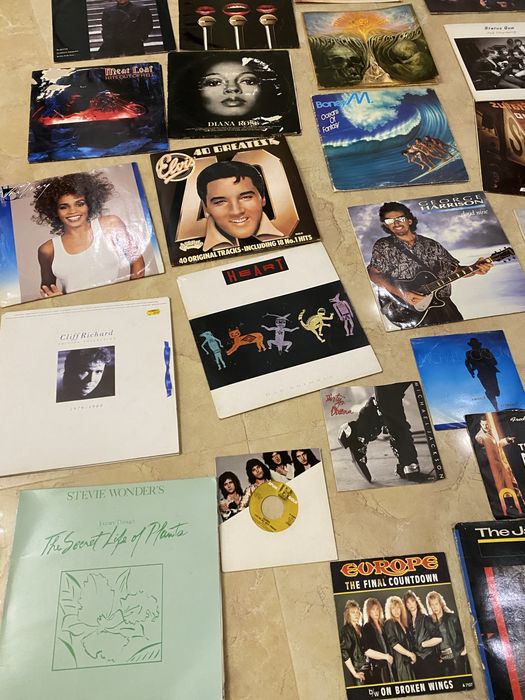 Виниловая пластинка винтаж Status Quo, Michael Jackson,Boney M,Elvis