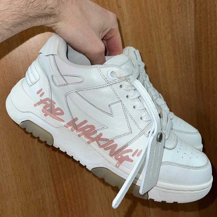 Off-White Out Of Office Out of Office Sneakers White Pink оф вайт пінк