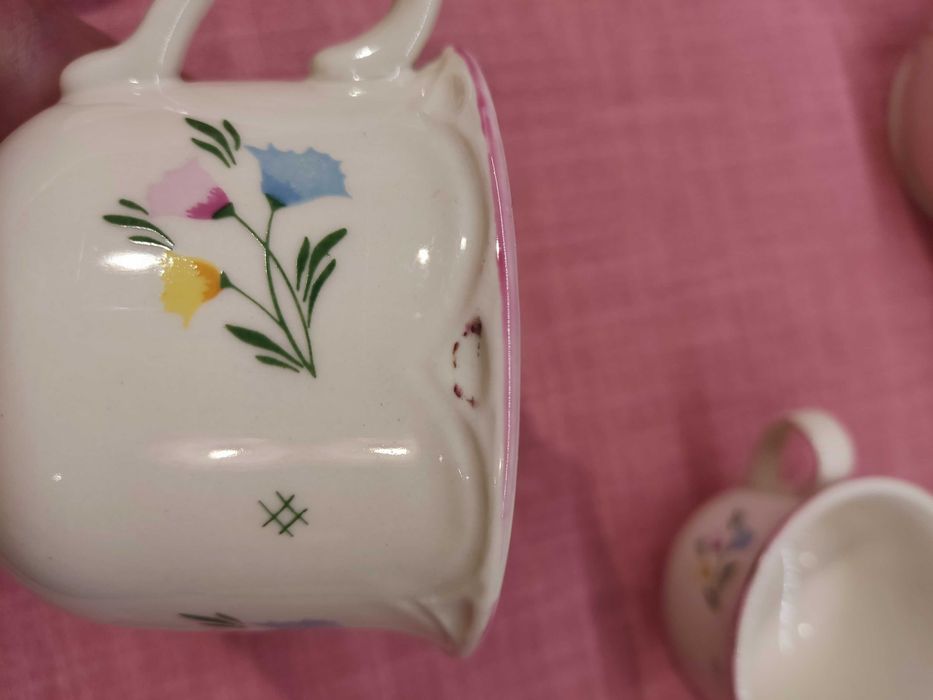 Serwis kawowy porcelanowy dla 6 osób Schramberger Majolika