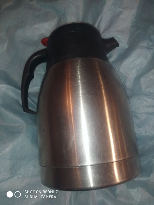 Термос - кувшин Tadar 1,2 литра стальной для воды чая кофе