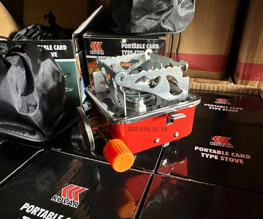 Портативная туристическая газовая горелка с пьезоподжигом - ОПТ