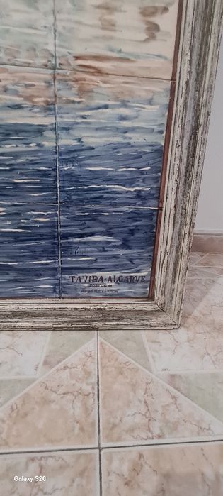 Painel de azulejos pintado à mão