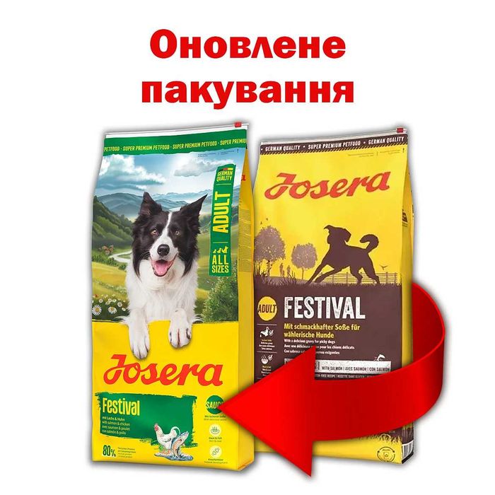 Акціяя! Josera Festival - 12. 5 кг.