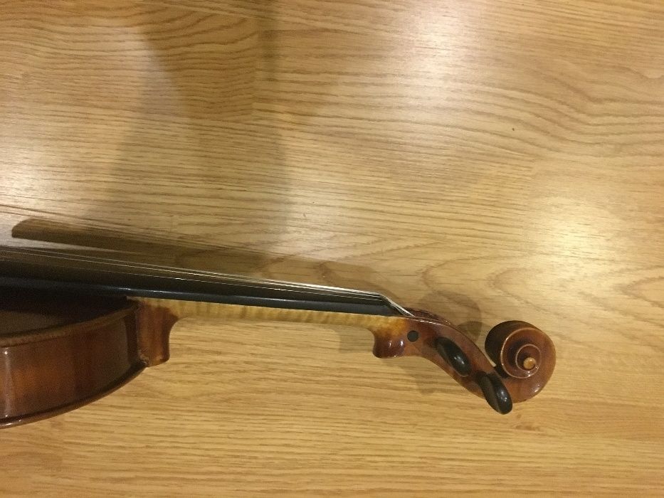 Piękne skrzypce 4/4 niemieckie z espertyzą lutniczą