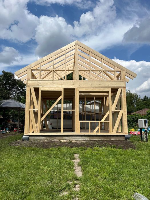 Konstrukcja szkielet domu  35m2 Lublin+ poddasze 35m2 c24