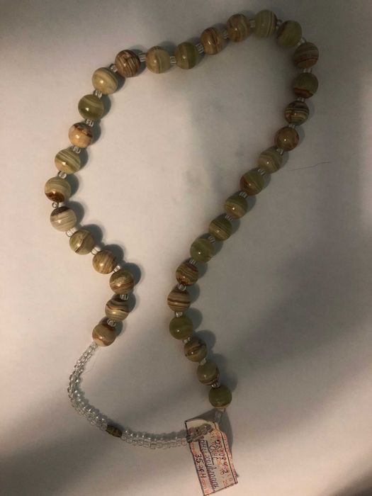 Намисто Онікс (гірський кришталь)