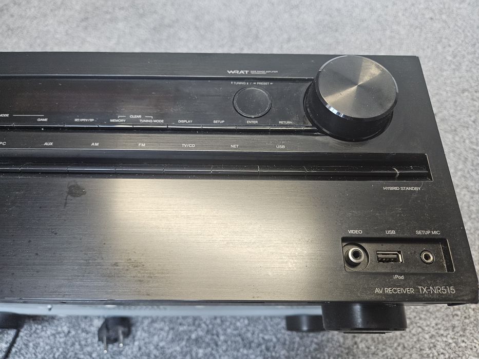 Onkyo TX-NR515 – amplituner AV 7.2 HDMI LAN USB – sprawny