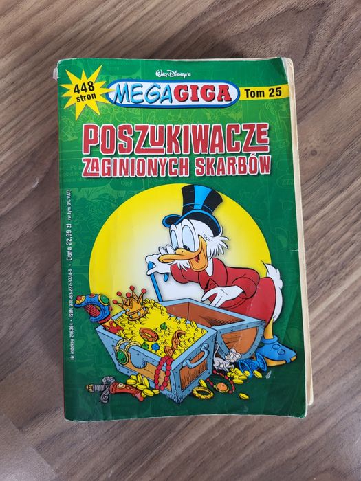 Komiks Kaczor Donald MegaGiga poszukiwacze zagubionych skarbów
