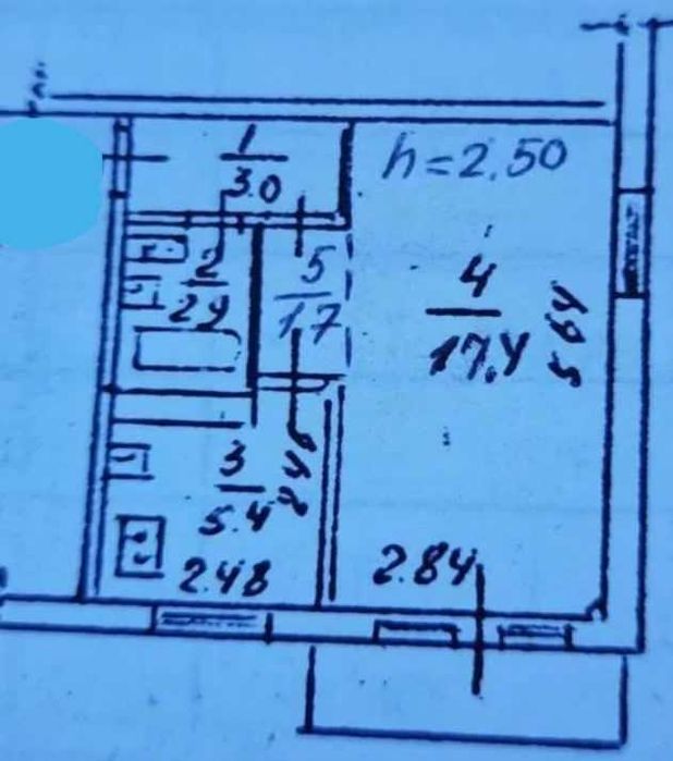 1 кім ЖИТЛОВИЙ стан район КАЛНИШЕВСЬКОГО (КОСІОРА) (708577)