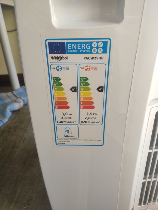 Ar condicionado como novo - Whirlpool pacw29hp