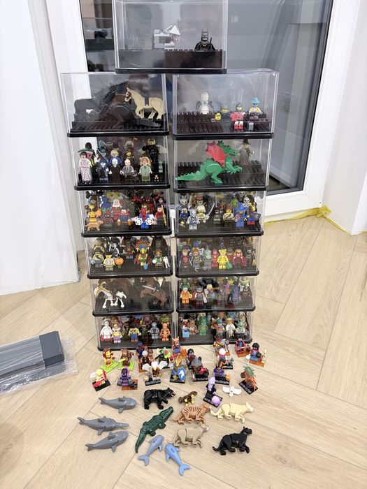 Lego 190 minifigurek + zwierzeta + akcesoria ! Marvel, spider man ninjago