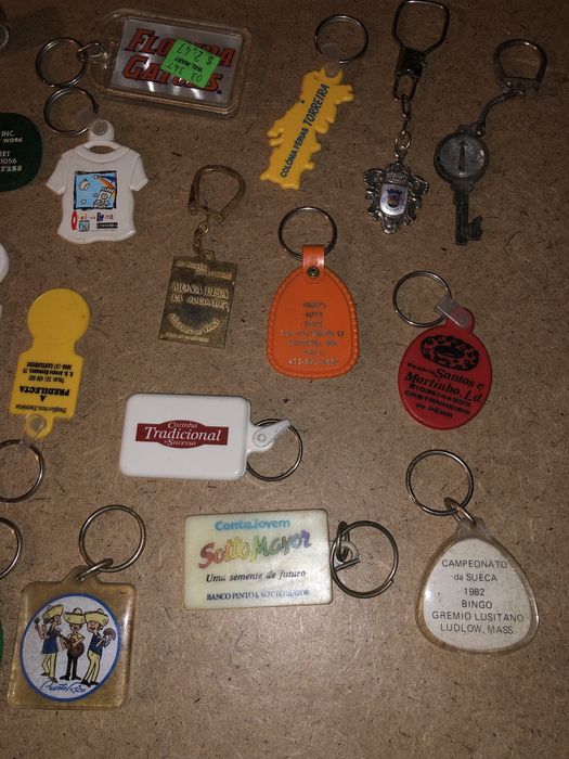 Lote de porta chaves antigos