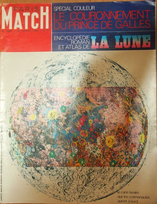 Paris Match número 1053 Julho 1969