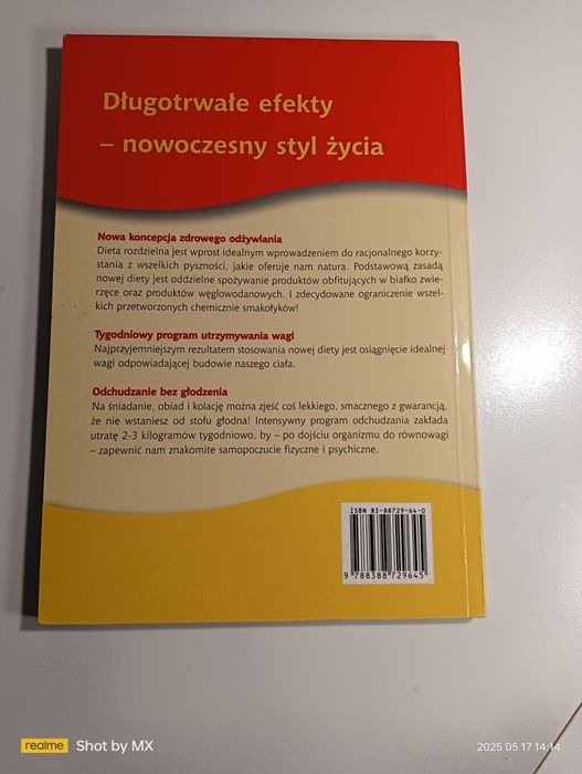 SPOSÓB NA SCHUDNIĘCIE książka dietetyka dieta rozdzielna dla zdrowia