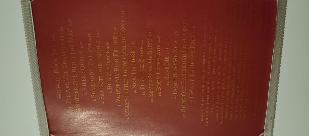 Queen Greatest Hits wyd. Hollywood Records CD