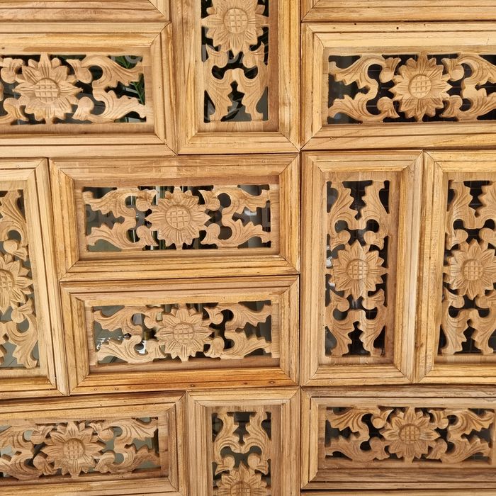 Painel de Madeira Abbay - 102x120cm By Arcoazul