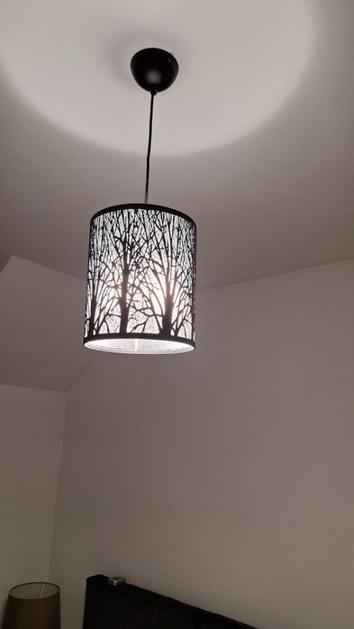 Zestaw lamp stołowa i wisząca