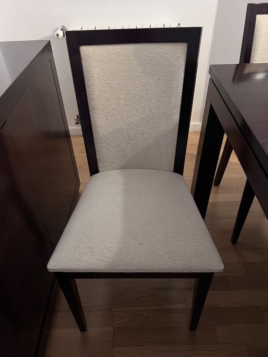 Conjunto de Mesa Pau Ferro Extensível e 8 cadeiras para sala de jantar