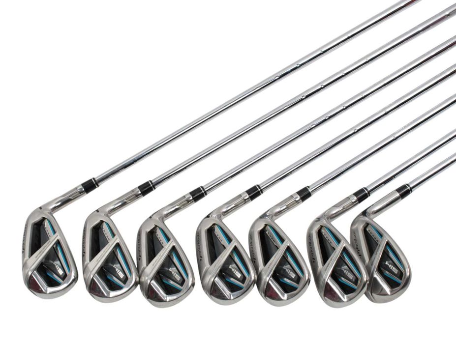 6-SW + AW Taylormade SIM2 Max OS R-flex kije do golfa golfowe irony