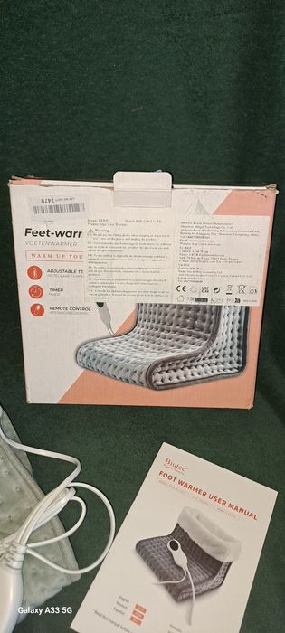 Elektryczny ogrzewacz do stóp