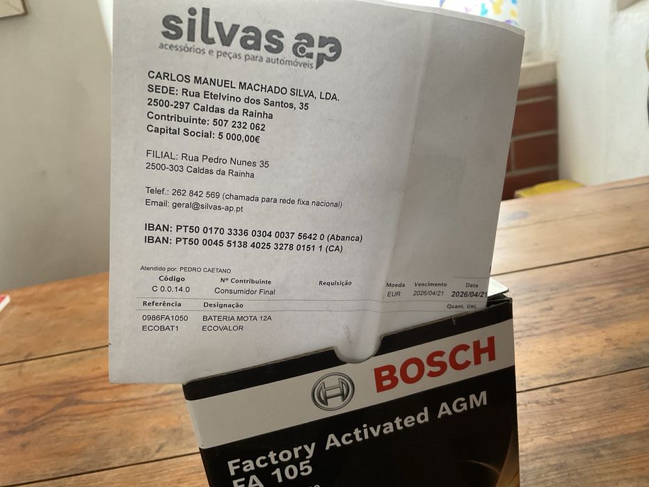Bateria BOSCH 12V - 12AH  Nova!!