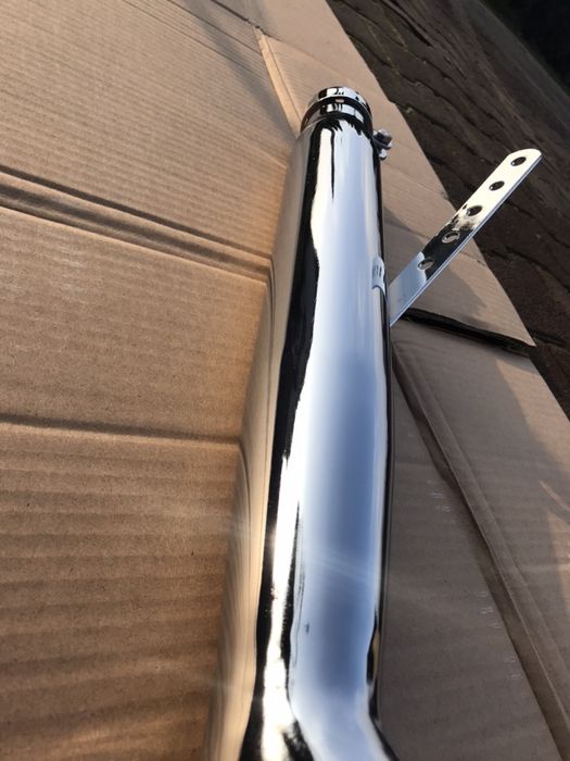 Wydech Basowy Pusty Chrom Rura Tłumik Harley Suzuki Honda Yamaha bass