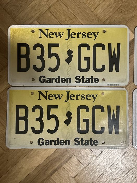 Автономера США парные Американские автомобильные номера