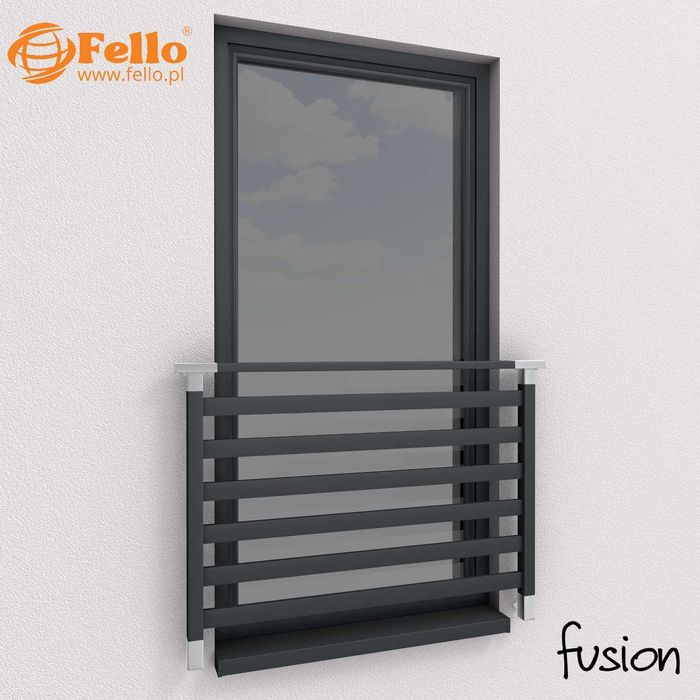 Balustrada francuska balkon barierka RAL okienna poręcz WYSYŁKA