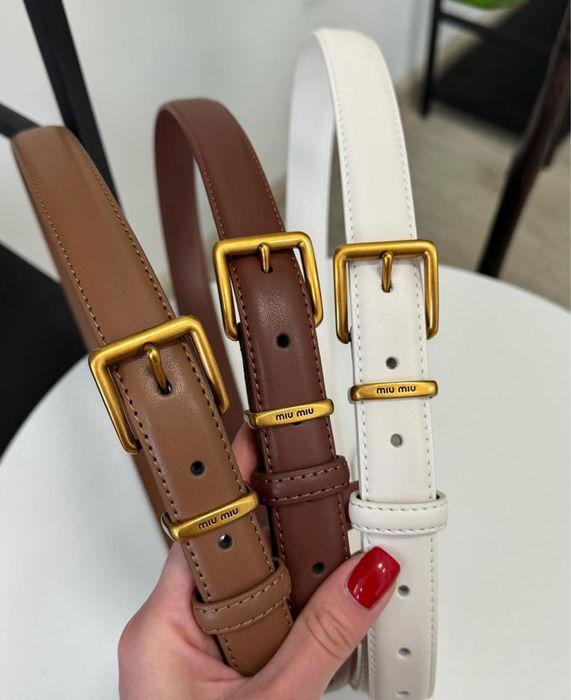 Ремень женский кожаный / ремінь пояс жіночий шкіряний (mm834)