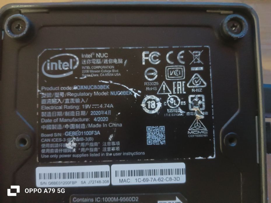Micro komputer Nuc