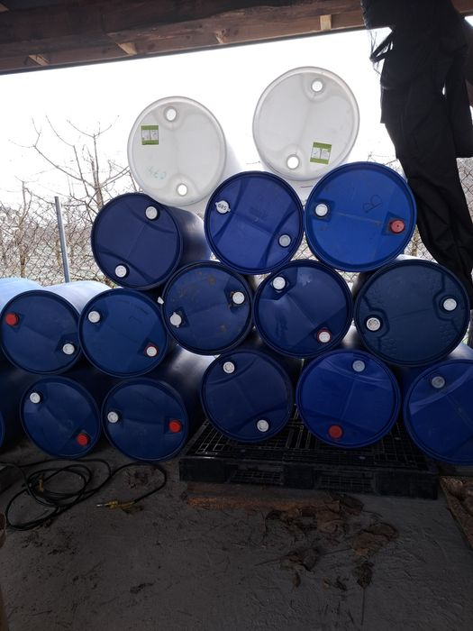 Beczki 200l Pomost odwodnienie