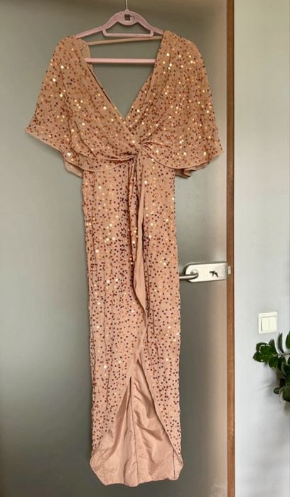 Asos suknia nowa cekinowa XS